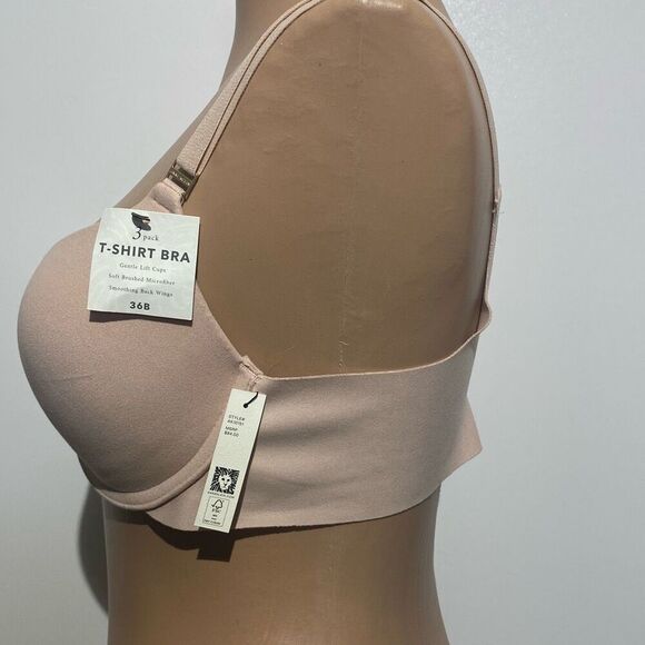 Anne Klein Women's Beige Underwire Molded Stretch T-Shirt Bra Size 36B NWT - Picture 5 of 8